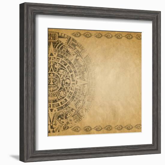 Mayan Calendar-Sateda-Framed Art Print