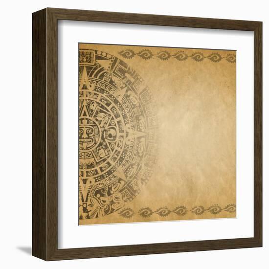 Mayan Calendar-Sateda-Framed Art Print