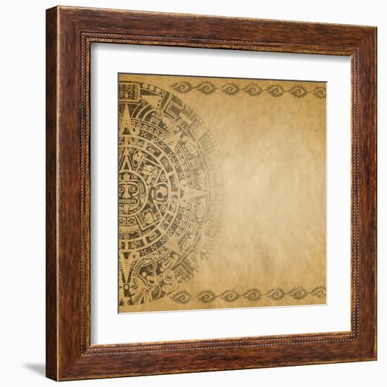 Mayan Calendar-Sateda-Framed Art Print