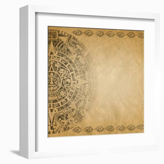 Mayan Calendar-Sateda-Framed Art Print