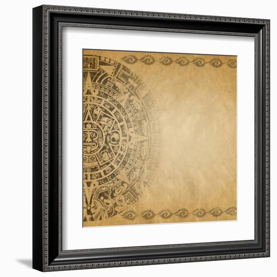 Mayan Calendar-Sateda-Framed Art Print