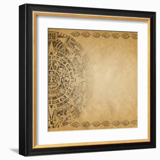 Mayan Calendar-Sateda-Framed Art Print