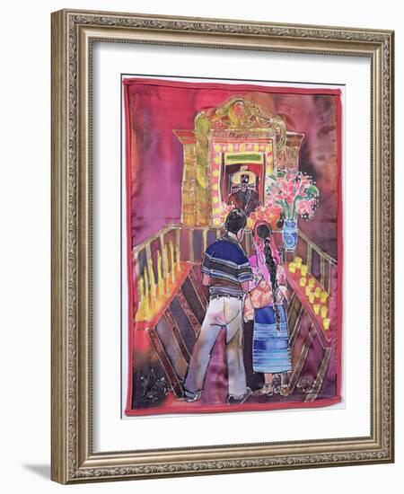 Mayan couple, 2005-Hilary Simon-Framed Giclee Print