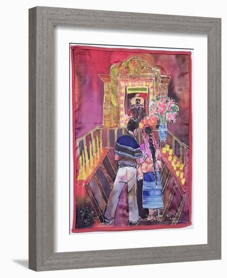 Mayan couple, 2005-Hilary Simon-Framed Giclee Print