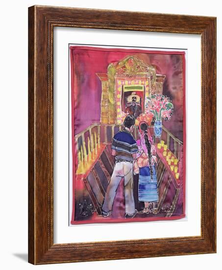 Mayan couple, 2005-Hilary Simon-Framed Giclee Print