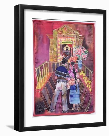 Mayan couple, 2005-Hilary Simon-Framed Giclee Print