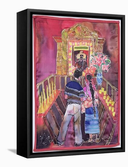 Mayan couple, 2005-Hilary Simon-Framed Premier Image Canvas