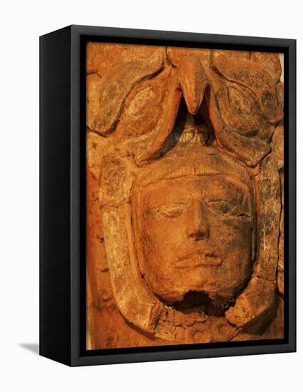 Mayan Funerary Urn, Popol Vuh Museum, Guatemala City, Guatemala, Central America-Upperhall-Framed Premier Image Canvas