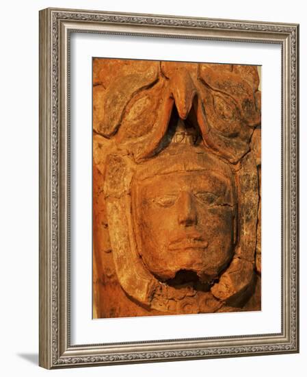 Mayan Funerary Urn, Popol Vuh Museum, Guatemala City, Guatemala, Central America-Upperhall-Framed Photographic Print