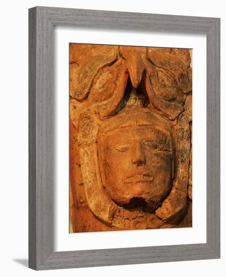 Mayan Funerary Urn, Popol Vuh Museum, Guatemala City, Guatemala, Central America-Upperhall-Framed Photographic Print