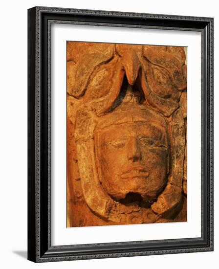 Mayan Funerary Urn, Popol Vuh Museum, Guatemala City, Guatemala, Central America-Upperhall-Framed Photographic Print