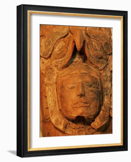 Mayan Funerary Urn, Popol Vuh Museum, Guatemala City, Guatemala, Central America-Upperhall-Framed Photographic Print