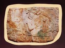 Embracing Couple (Terracotta with Pigments)-Mayan-Giclee Print
