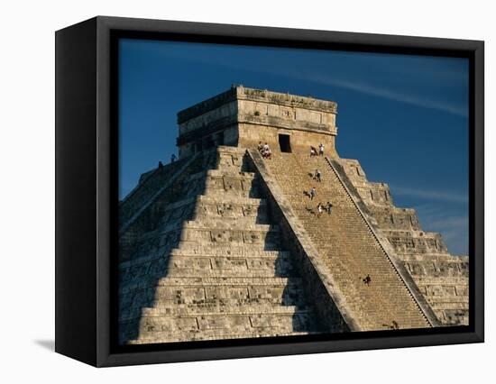 Mayan Ruins, Chichen Itza, Unesco World Heritage Site, Yucatan, Mexico, Central America-Gavin Hellier-Framed Premier Image Canvas