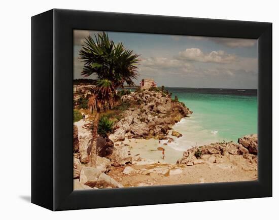 Mayan Ruins Near Cancun-null-Framed Premier Image Canvas