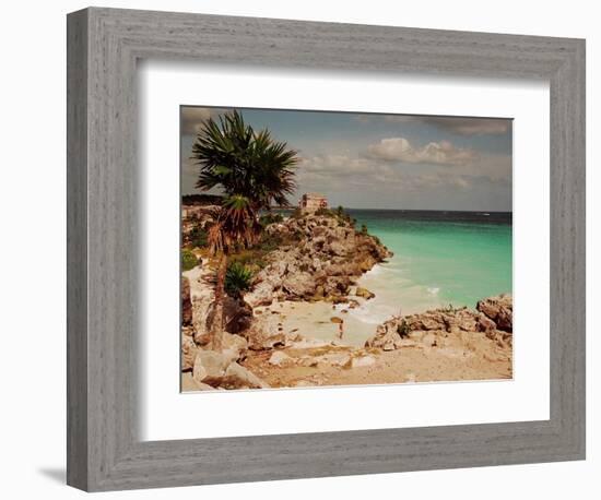 Mayan Ruins Near Cancun-null-Framed Photographic Print