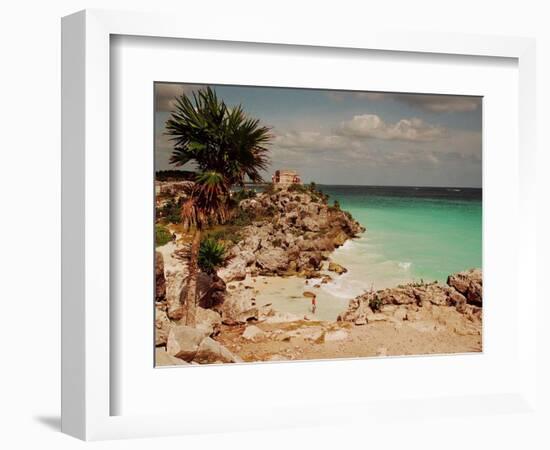 Mayan Ruins Near Cancun-null-Framed Photographic Print