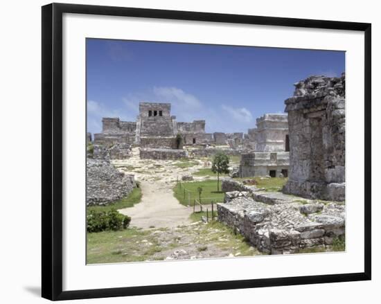 Mayan Site of Tulum, Yucatan, Mexico, North America-John Miller-Framed Photographic Print
