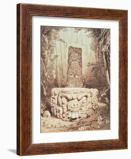 Mayan Temple, Honduras-Frederick Catherwood-Framed Giclee Print