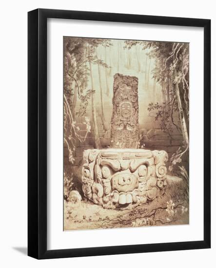 Mayan Temple, Honduras-Frederick Catherwood-Framed Giclee Print