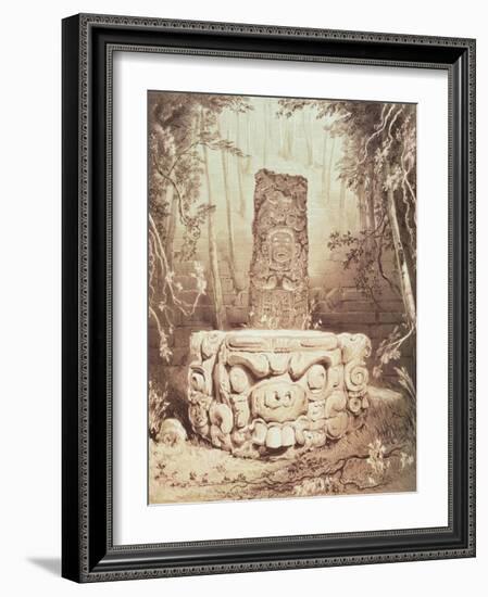 Mayan Temple, Honduras-Frederick Catherwood-Framed Giclee Print