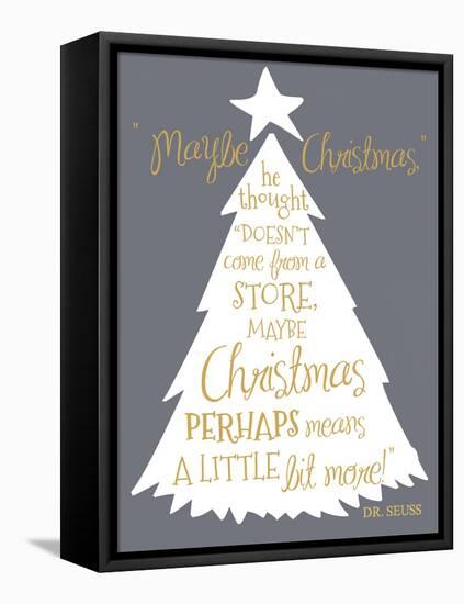 Maybe Christmas-Erin Clark-Framed Premier Image Canvas