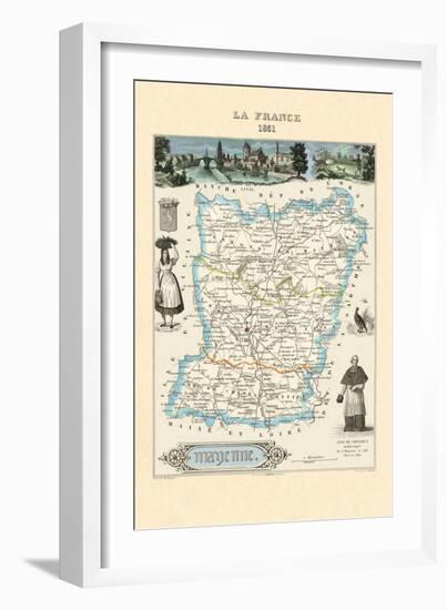 Mayenne-Alexandre Vuillemin-Framed Art Print