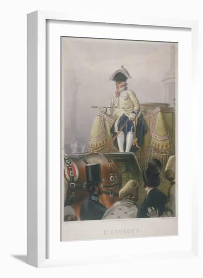 Mayfair Coachman, London, 1854-J Harris-Framed Giclee Print