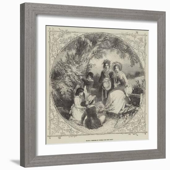 Maying-Myles Birket Foster-Framed Giclee Print