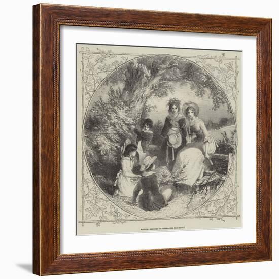 Maying-Myles Birket Foster-Framed Giclee Print