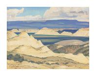 Road to Nowhere, Indian Springs, Nevada-Maynard Dixon-Premium Giclee Print