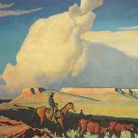 Open Range, 1942-Maynard Dixon-Giclee Print