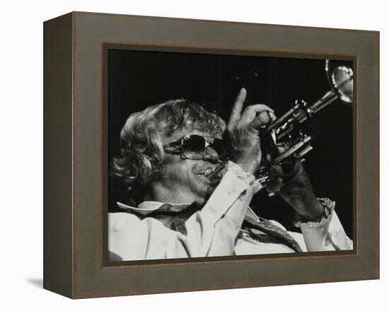 Maynard Ferguson Playing the Trumpet-Denis Williams-Framed Premier Image Canvas