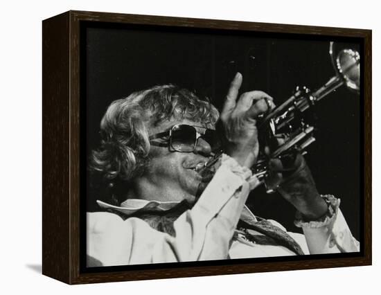 Maynard Ferguson Playing the Trumpet-Denis Williams-Framed Premier Image Canvas