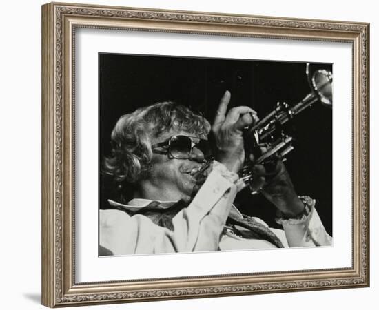 Maynard Ferguson Playing the Trumpet-Denis Williams-Framed Photographic Print