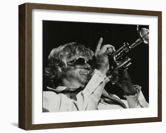 Maynard Ferguson Playing the Trumpet-Denis Williams-Framed Photographic Print