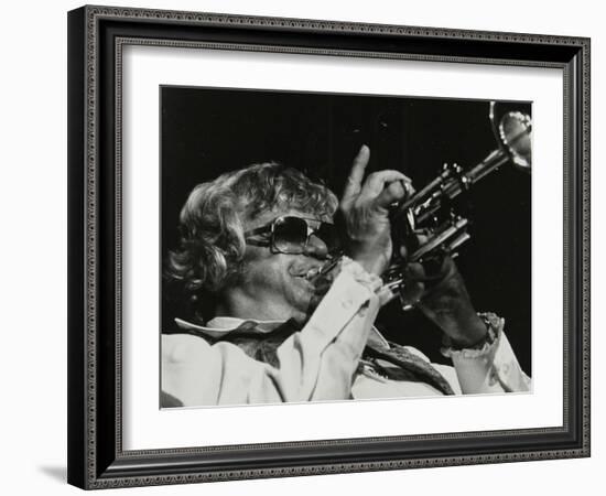 Maynard Ferguson Playing the Trumpet-Denis Williams-Framed Photographic Print