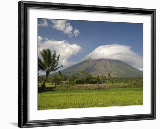 Mayon Volcanic Cone, Legazpi, Bicol, Luzon, Philippines, Southeast Asia, Asia-null-Framed Photographic Print