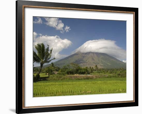 Mayon Volcanic Cone, Legazpi, Bicol, Luzon, Philippines, Southeast Asia, Asia-null-Framed Photographic Print