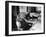 Mayor Fiorello LaGuardia Blowing Smoke Rings Sitting at Desk in His Office-William C^ Shrout-Framed Photographic Print