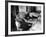 Mayor Fiorello LaGuardia Blowing Smoke Rings Sitting at Desk in His Office-William C^ Shrout-Framed Photographic Print