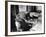 Mayor Fiorello LaGuardia Blowing Smoke Rings Sitting at Desk in His Office-William C^ Shrout-Framed Photographic Print