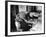 Mayor Fiorello LaGuardia Blowing Smoke Rings Sitting at Desk in His Office-William C^ Shrout-Framed Photographic Print