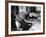 Mayor Fiorello LaGuardia Blowing Smoke Rings Sitting at Desk in His Office-William C^ Shrout-Framed Photographic Print