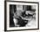 Mayor Fiorello LaGuardia Blowing Smoke Rings Sitting at Desk in His Office-William C^ Shrout-Framed Photographic Print