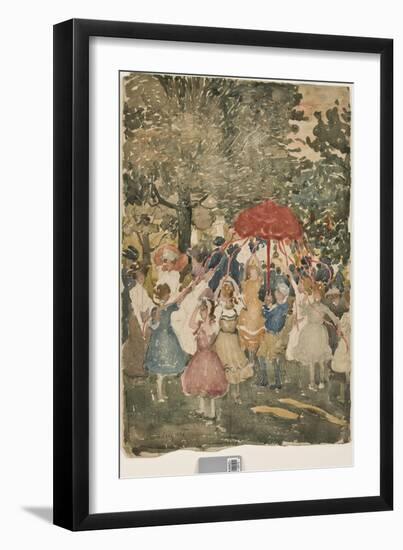 Maypole, 1902-Maurice Brazil Prendergast-Framed Giclee Print