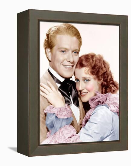 MAYTIME, from left: Nelson Eddy, Jeanette MacDonald, 1937-null-Framed Stretched Canvas