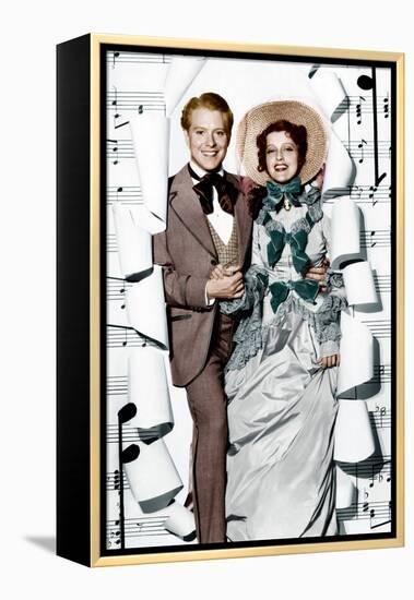 MAYTIME, from left: Nelson Eddy, Jeanette MacDonald, 1937-null-Framed Stretched Canvas