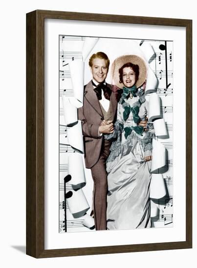 MAYTIME, from left: Nelson Eddy, Jeanette MacDonald, 1937-null-Framed Photo