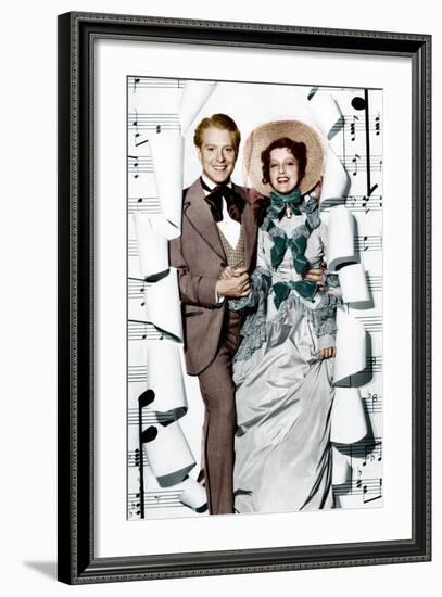 MAYTIME, from left: Nelson Eddy, Jeanette MacDonald, 1937-null-Framed Photo